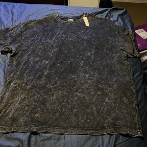 NWOT Victoria Secret PINk One Size Acid Wash T Shirt